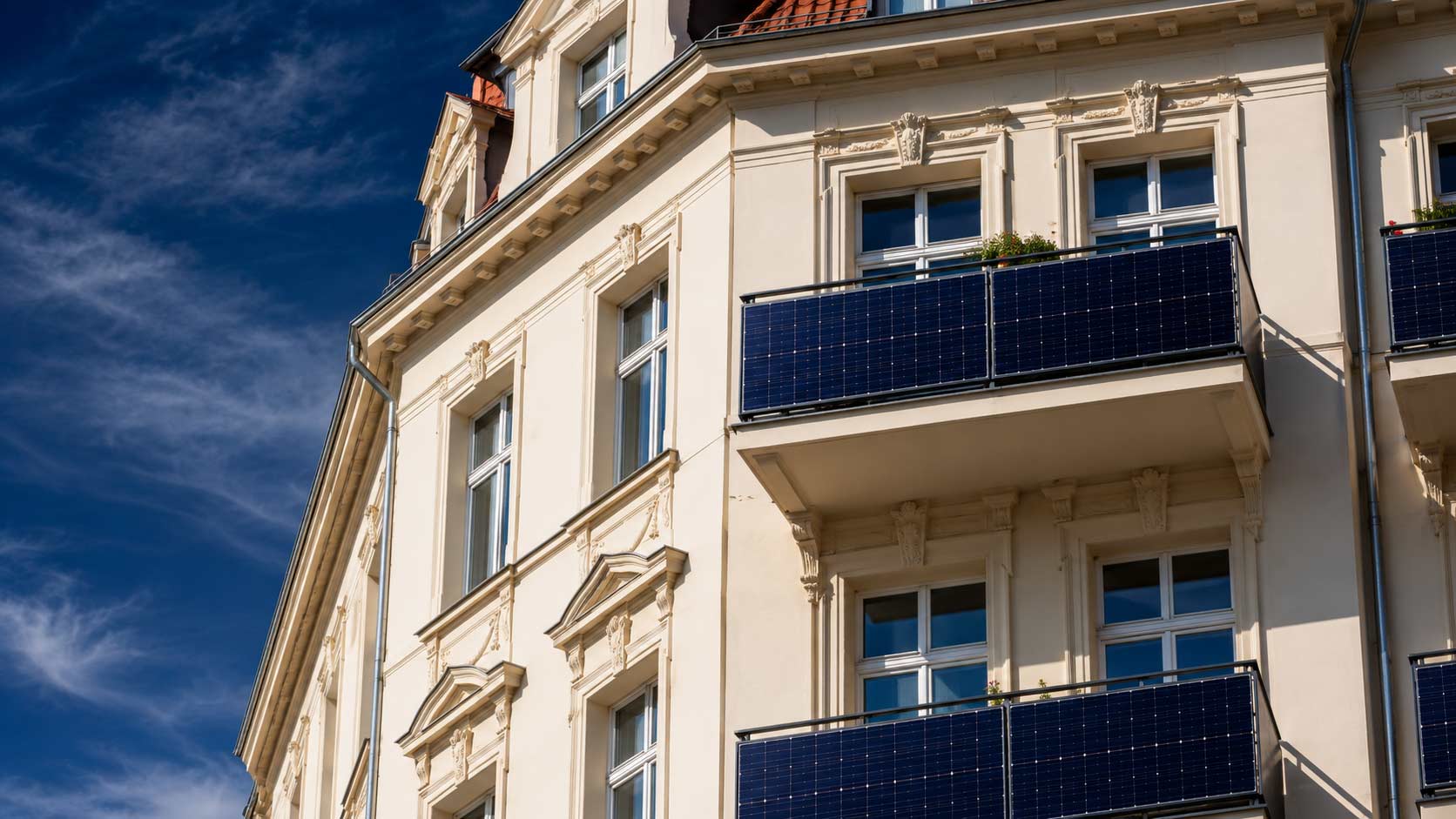 Balkon-PV Altbau
